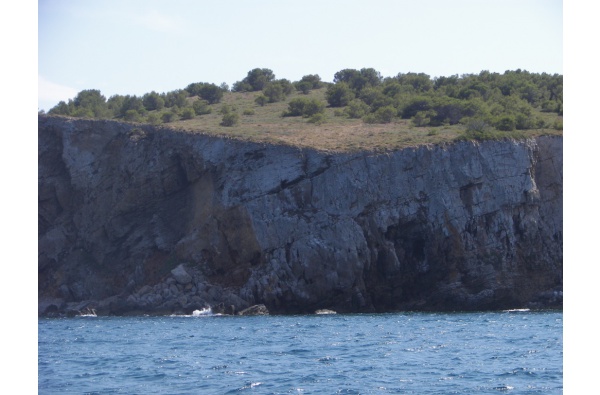 L’Escala depuis la mer