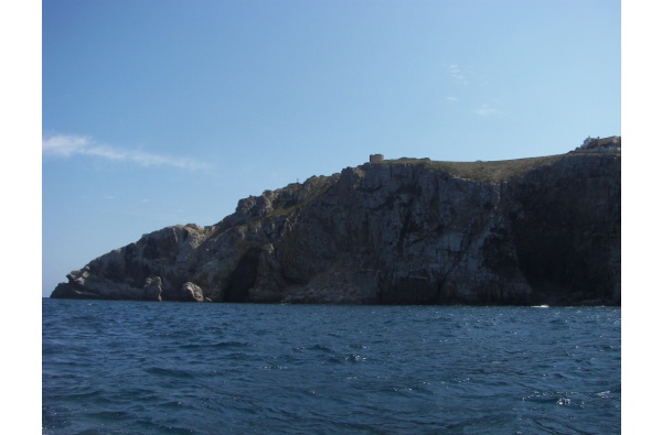 L’Escala depuis la mer