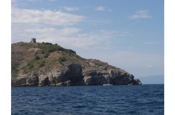 L’Escala depuis la mer