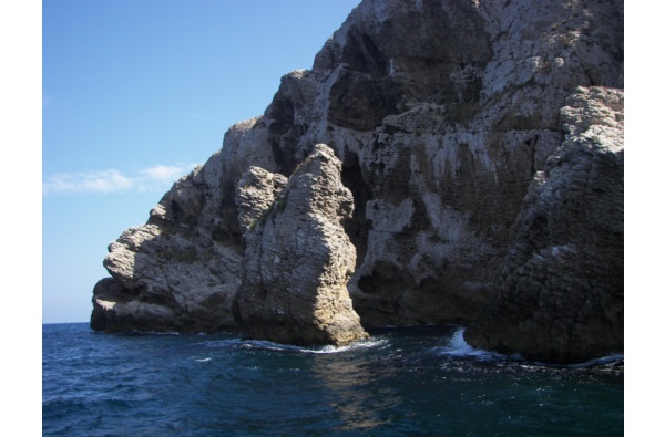 L’Escala depuis la mer