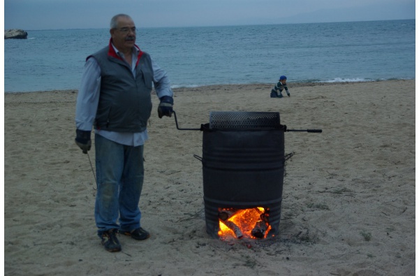 Venta de Castañas en la Playa 2019