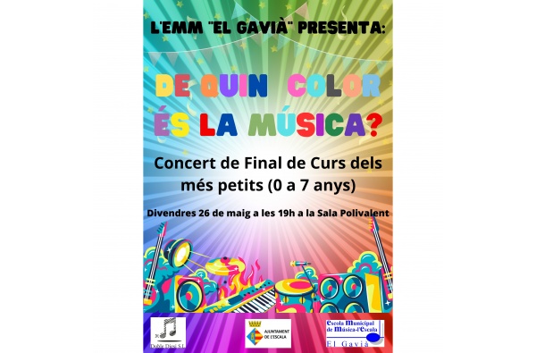 L'EMM 'El Gavià' presenta: Concert final de curs