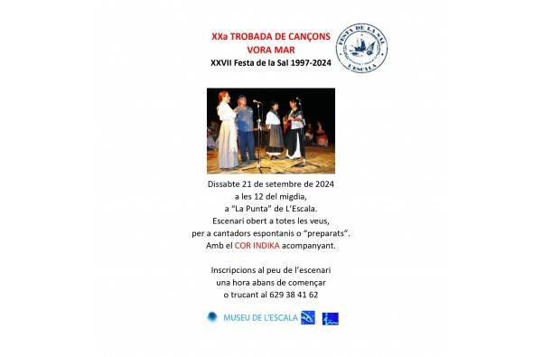 XX Trobada de cançons vora mar - XXVII Festa de la Sal 2024