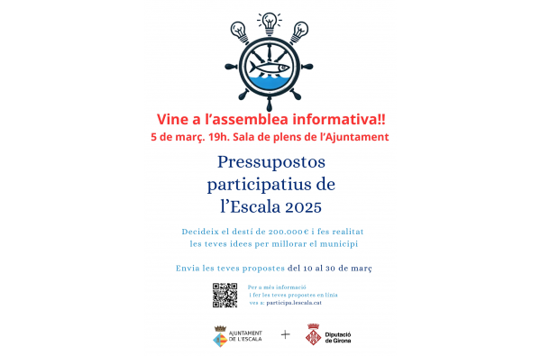 Pressupostos participatius 2025. Assemblea Informativa